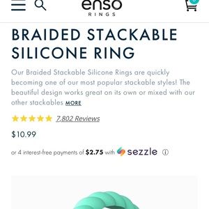 Enso silicone ring size 7